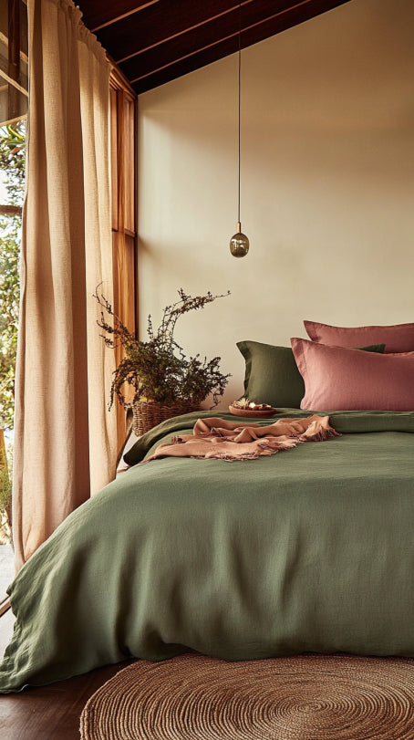 Vegan Silk Bedding Bundle With Duvet Cover