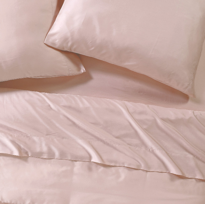 Passion Flower Vegan Silk Sheet Set