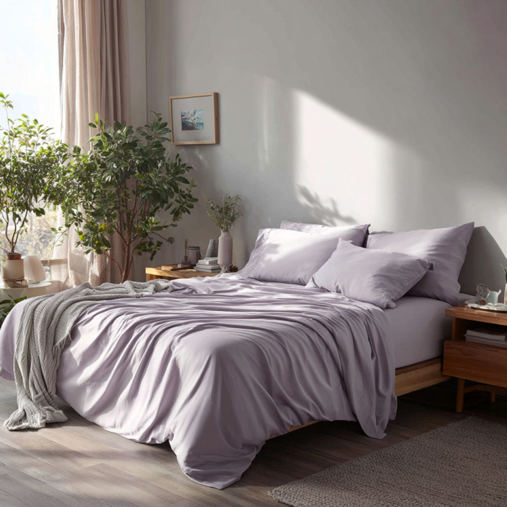 Vegan Silk Bedding Bundle With Duvet Cover