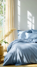 Vegan Silk Bedding Bundle With Duvet Cover