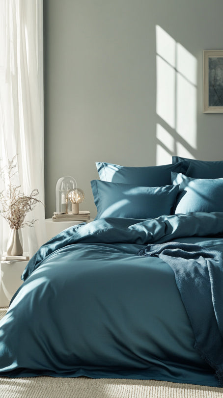 Vegan Silk Bedding Bundle With Duvet Cover