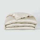 BONUSSTOCK: Vegan Silk Bedding Bundle With Duvet Cover