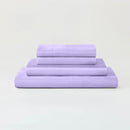 Lavender Vegan Silk Bedding Bundle With Duvet Cover