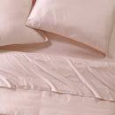 BONUSSTOCK: Vegan Silk Bedding Bundle With Duvet Cover