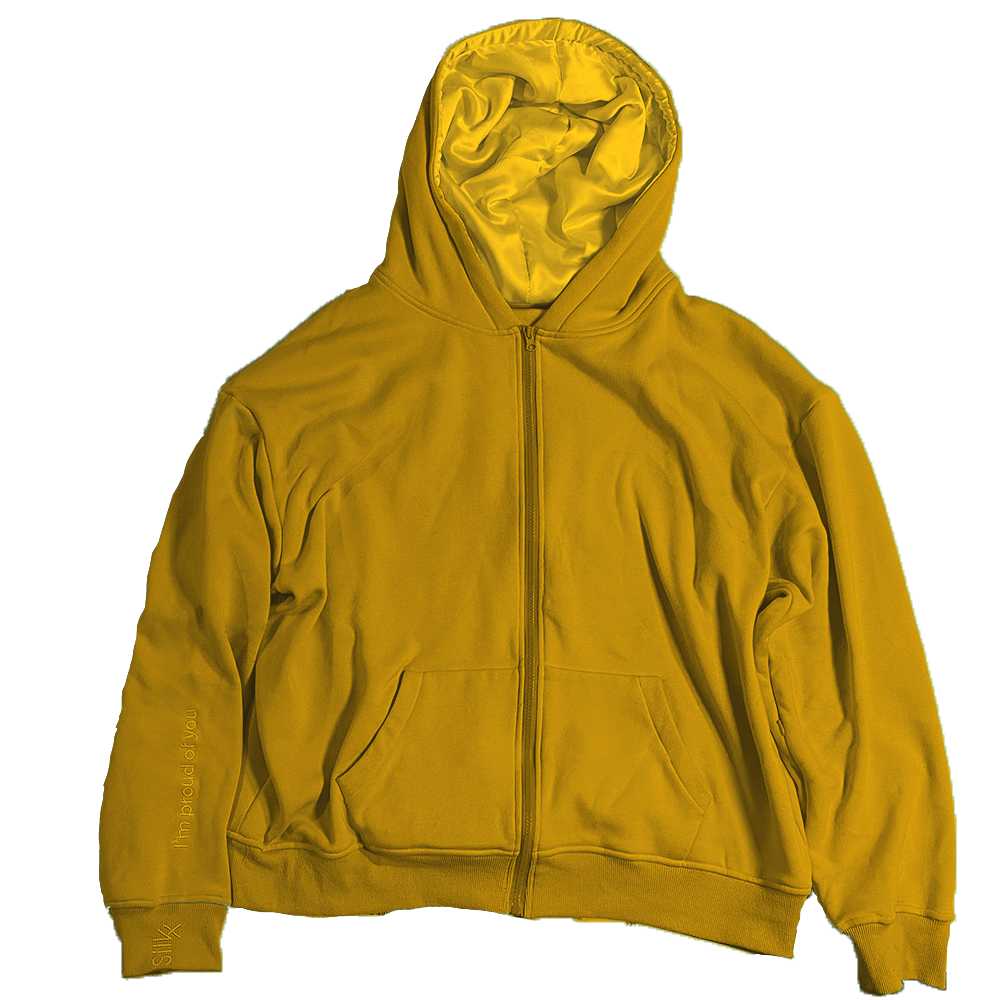 Satin Lined Hoodie Unisex-thick-golden Yellow -  Canada